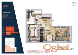 1.5 stan na Lekinom Brdu, Pašmanska ID#3453