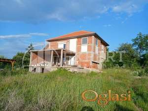 Odlična porodična kuća u izgradnji, 230m2, Po+vp+1, plac 832m2, na putu za Donje Vlase