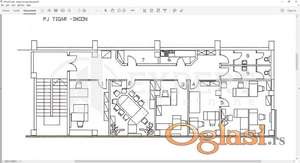 Izdaje se poslovni prostor u Pirotu, 150m2, 1. sprat, cg, centar