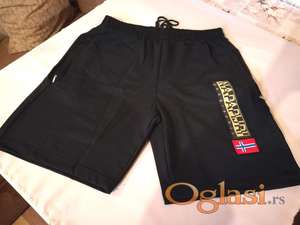 Nove muske pamucne bermude Napapijri u velikom broju 4XL Crne Novo
