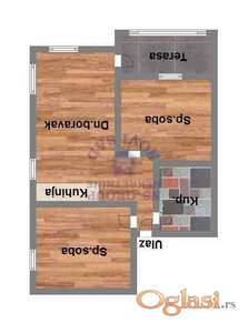 Dvoiposoban, 53m2 Sadovi