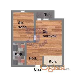 Dvosoban stan u Petrovaradinu,48m2