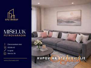 Četvorosoban stan 126m2 u izgradnji na Mišeluku sa PDV-om