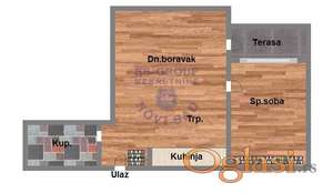 Komforan dvosoban stan! 48m2! PDV