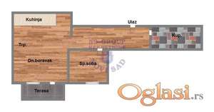 Dvosoban stan na Miseluku,49m2