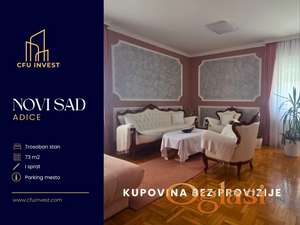 Odličan trosoban stan 73m² sa terasom, parkingom i ostavom