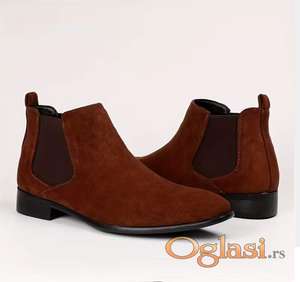 Men's Business Casual Elastic Ankle Boots - 3 boje