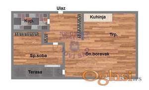 U izgradnji dvosoban stan 45m2-Mišeluk