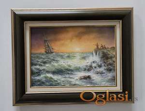Ulje na platnu - Staro more, prelepa slika!