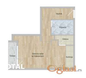 Stan NOVI SAD,CENTAR - 40 m2 117000 €, ID: 1101173