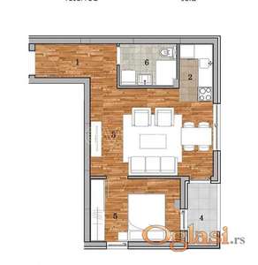 NOVI SAD - TELEP JUŽNI - 46.00 m2