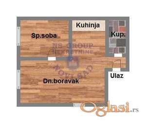 Jednoiposoban stan u Lipovom gaju 34m2