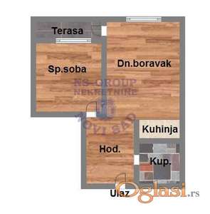 Dvosoban stan u izgradnji na potezu Somborskog bulevara