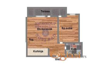 Odlican dvosoban stan u Sremskoj Kamenici!