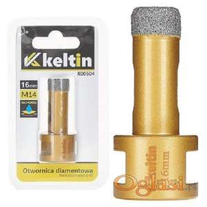 Dijamantska kruna za keramiku na brusilicu 16 mm  M14