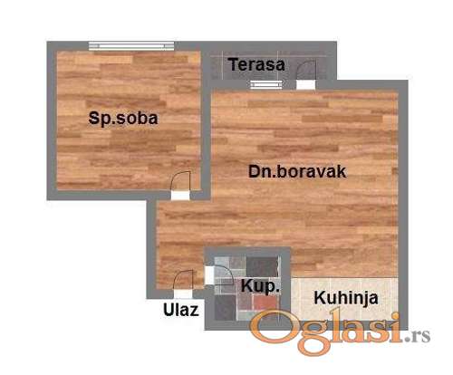 Dvosoban stan u izgradnji na Bulevar Evrope!