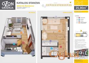 NOVO Veternik Residence 26m2