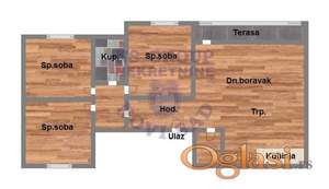 82m2 Fenomenalan stan na Tatarskom brdu