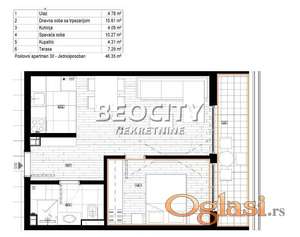 Surčin, Radiofar, Autoput za Zagreb, 1.5, 46m2