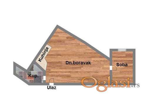Odličan jednoiposoban stan! 41m2