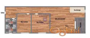 Dvoiposoban stan 56m2 Adice