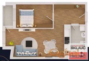 KLISA, 48m2, Dvosoban sa pdv