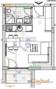 Odlična garsonjera u izgradnji na Podbari! 28m2