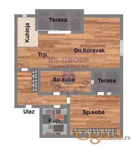 U centru Sremske Kamenice - 65m2