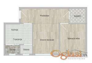 STAN - NOVI SAD - SATELIT - 48m2 - 92700 evra