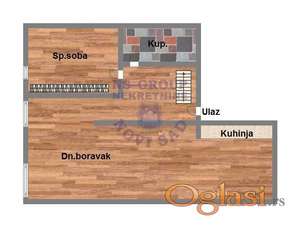 Dvosoban stan na Bulevaru Patrijarha Pavla, 50m2