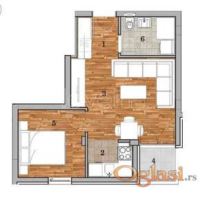 NOVI SAD - BULEVAR EVROPE - 36.97 m2