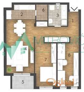 Nov dvoiposoban stan na Telepu – 79m²