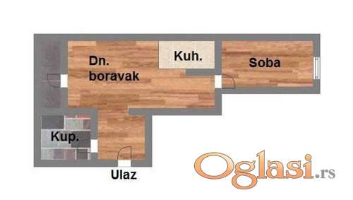 TELEP - DVOSOBAN - 45m2