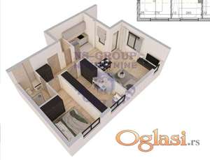 Trosoban stan u izgradnji