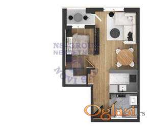 Dvosoban stan na Adicama, 40m2