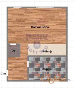 Garsonjera, 27m2, Klisa