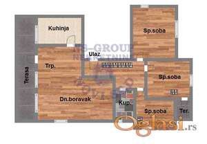 Četvorosoban - PDV - Veternička rampa - 95m2