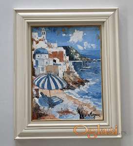 Ulje na platnu - Letnji dan, prelepa slika!