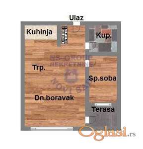 Jednoiposoban stan- Bulevar patrijarha Pavla!