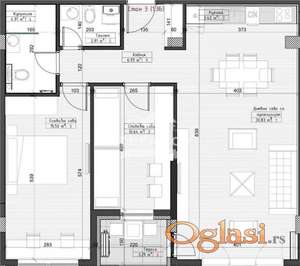 LUX nov trosoban stan na Lesnini ID#1953