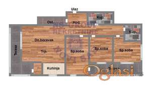 Na prodaju cetvorosoban stan na Salajci, 110m2