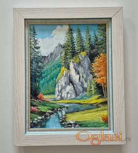 Ulje na platnu - Prirodni raj, prelepa slika!