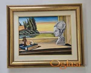 Ulje na platnu - Mediteranska tisina, prelepo!