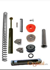 Slavia 620, gasni klip,opruga,silikonski dihtung klipa-cevi,leptir