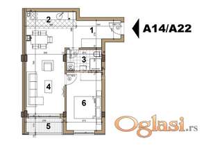 NOVI SAD - PODBARA - 50.46 m2