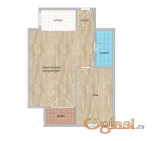 STAN - NOVI SAD - TELEP - 42m2 - 113400 evra