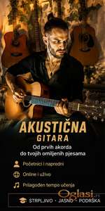 🎸 Časovi Akustične Gitare - Nauči Omiljene Pesme Brzo i Zabavno