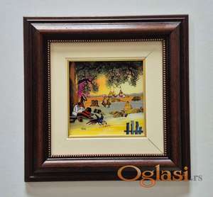 Naiva, ulje na staklu - Dekina dremka