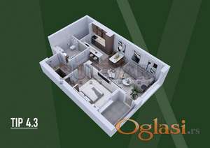 Dvosoban stan u luksuznom stambeno-poslovnom kompleksu