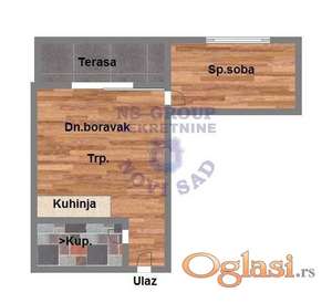 Prodaje se dvosoban stan u izgradnji TELEP